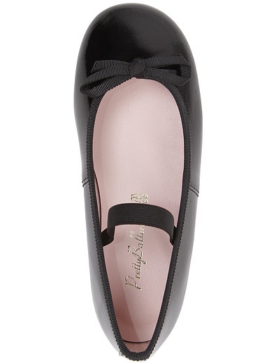Черные лаковые туфли с бантиком PRETTY BALLERINAS - 2011109980054 - Фото 4