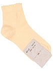Нежно-желтые носки - 1534509070114