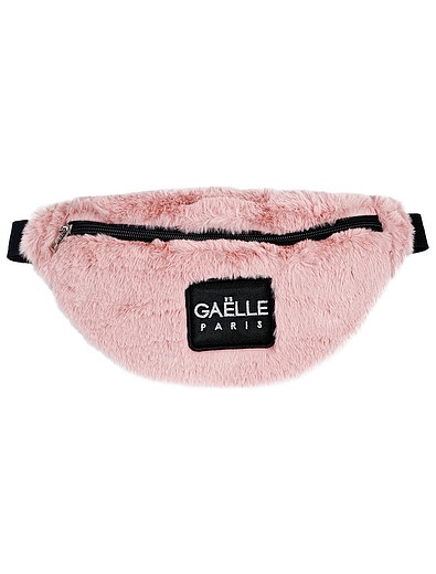 Розовая пушистая сумка на пояс GAELLE - 1204508180564 - Фото 1