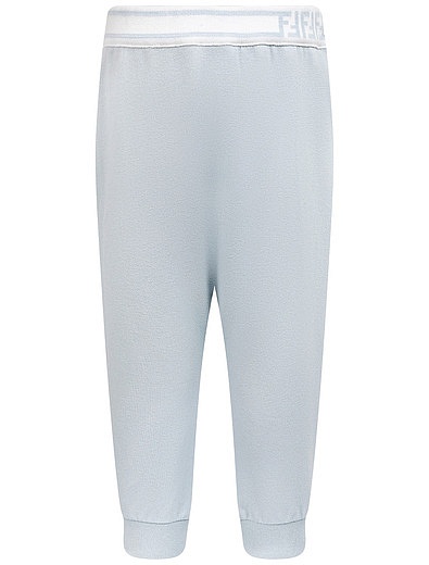 нежно-голубые спортивные брюки Fendi - 4244529170936 - Фото 1
