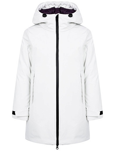 Белая куртка со встроенными в капюшон линзами AI Riders on the Storm - 1071209984445 - Фото 1