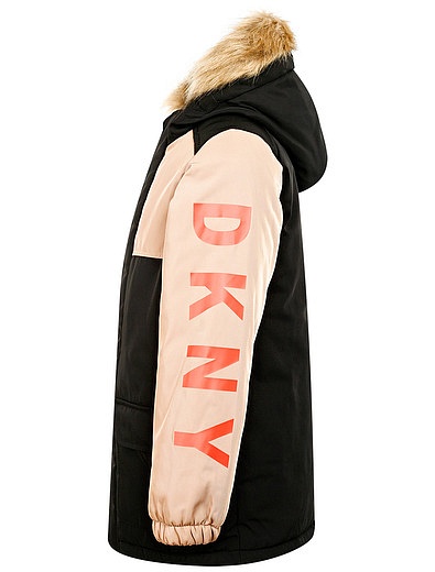 Куртка с логотипами на рукавах DKNY - 1074519182778 - Фото 4