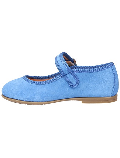 Замшевые голубые туфли UNISA - 2011509970013 - Фото 4