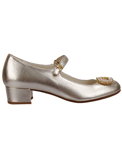 Золотистые туфли Missouri - 2014509371262 - Фото 2