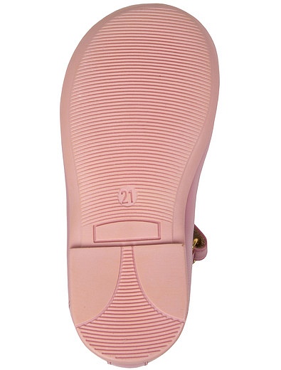 Розовые туфли из натуральной кожи с кристаллами Missouri - 2012609870197 - Фото 5