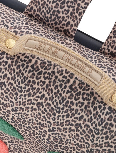 Леопардовый портфель Mini  с вишнями Jeune Premier - 1674508280067 - Фото 4