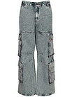 Широкие джинсы с карманами-карго - 1164509411411