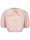 Блуза с вышивкой ришелье - 1034509412612