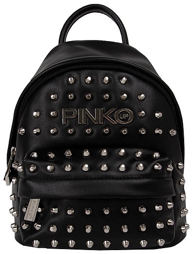Черный рюкзак с шипами Pinko - 1504508170054 - Фото 1