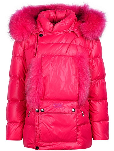 Розовый комплект из куртки и полукомбинезона Manudieci - 6122609981109 - Фото 5