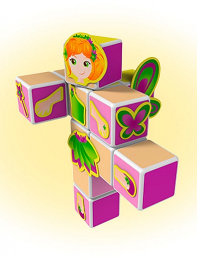 Магнитные кубики Принцессы GEOMAG - 7132629980067 - Фото 3