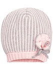 Розовая шерстяная шапка - 1353009880043