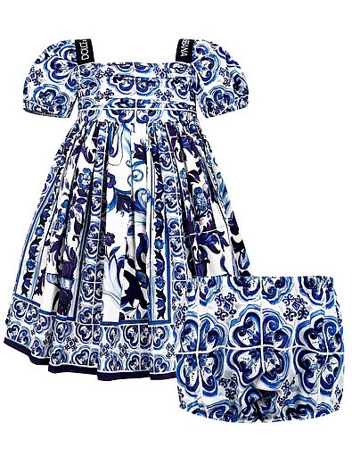 Платье с трусиками майолика Dolce & Gabbana - 1054509283661 - Фото 1