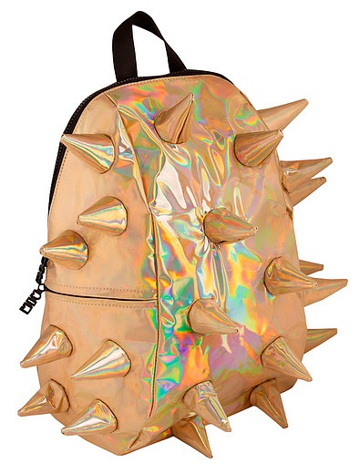 Золотой Рюкзак с голографическим эффектом 40х30 MUI-MaxItUP - 1504500280164 - Фото 2