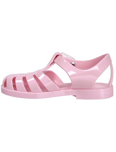 Розовые резиновые сандалии EMPORIO ARMANI - 2072609970044 - Фото 3