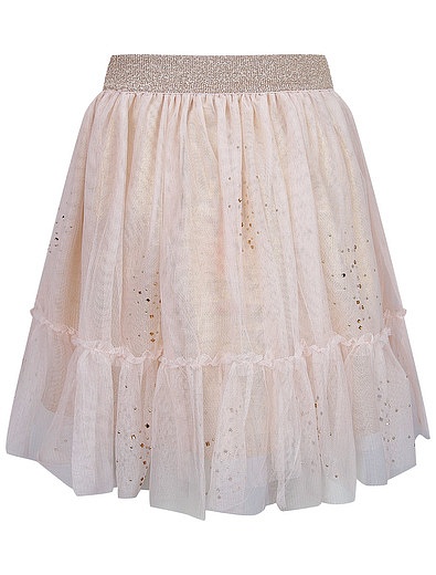Нежно-розовая юбка с металлизированной нитью Billieblush - 1044509084542 - Фото 2