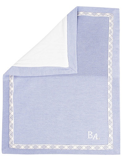 Голубое шерстяное одеяло Baby A - 0774519180040 - Фото 2
