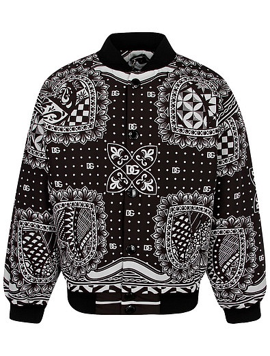 Куртка с геометричным принтом Dolce & Gabbana - 1074519284601 - Фото 1