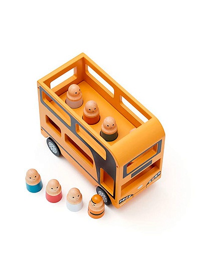 Игрушечный двухэтажный автобус Kids Concept - 7134520170400 - Фото 5