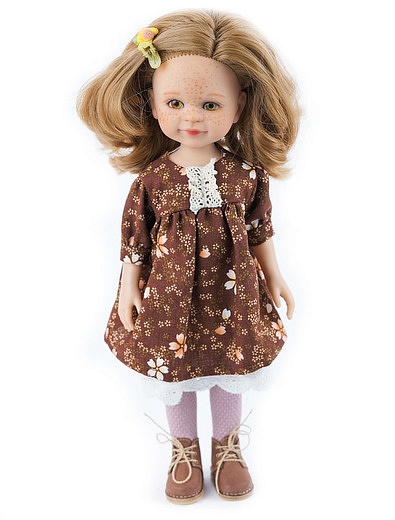 Кукла Паоло Рейна в коричневом платье 36 см Carolon - 7114520270089 - Фото 1