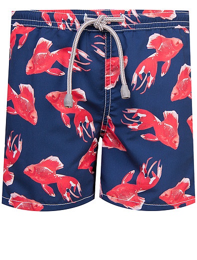 Пляжные шорты с рыбками MC2 Saint Barth - 4103019670052 - Фото 1