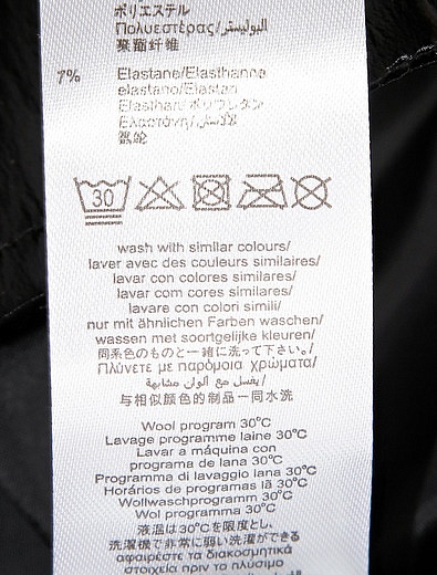 Чёрная куртка с логотипом на спине DKNY - 1074509170747 - Фото 4