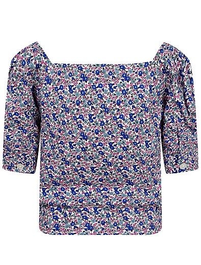 Блуза с цветочным принтом LES COYOTES DE PARIS - 1034509270991 - Фото 2