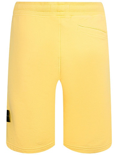 Желтые хлопковые шорты Stone Island - 1414519273500 - Фото 3