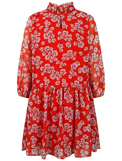 Красное платье с цветочным принтом Patrizia Pepe - 1054509176352 - Фото 1