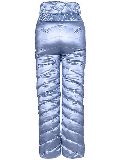 Голубыее утепленные брюки NAUMI - 1601509880071 - Фото 3