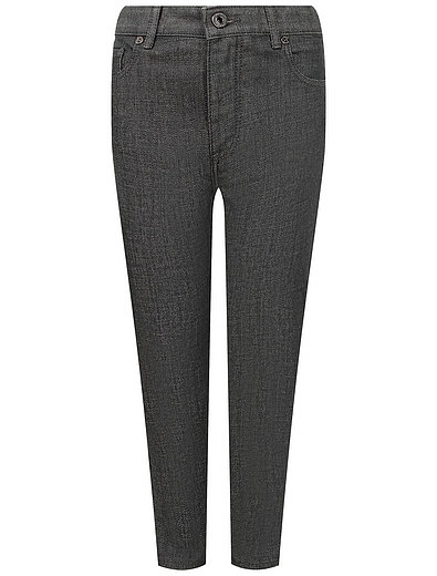 Серые джинсы из хлопка с эластаном Burberry - 1164519181878 - Фото 1