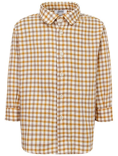 Комплект из рубашки,лонгслива и брюк Aletta - 3034519281169 - Фото 8