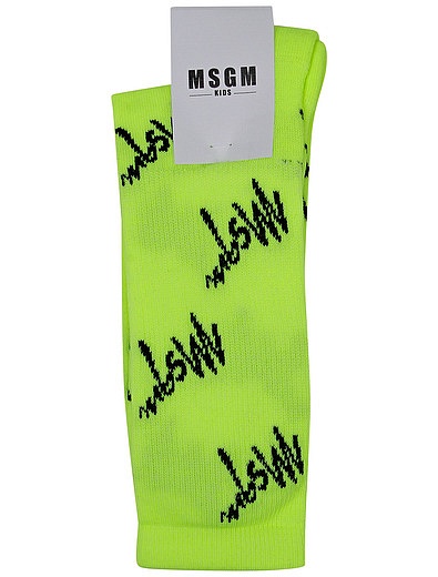 Носки с логотипами MSGM - 1534529080940 - Фото 1