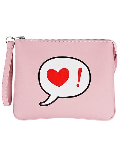 Розовая сумка с принтом сердце Vicolo - 1204508070483 - Фото 1