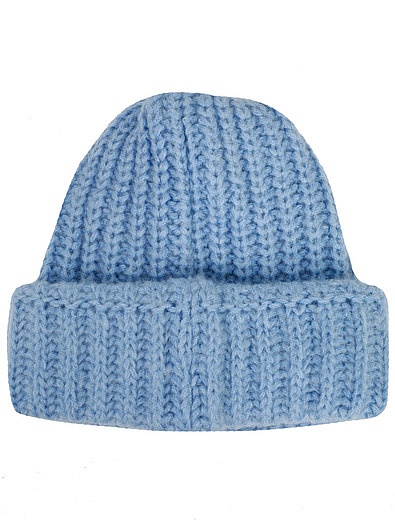 Голубая шапка с сердечком Il Trenino - 1354509182484 - Фото 4