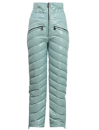 Голубые утепленные брюки NAUMI - 1601509980115 - Фото 1