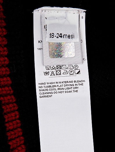 Джемпер шерстяной с вышивкой корона Dolce & Gabbana - 1261119880184 - Фото 4