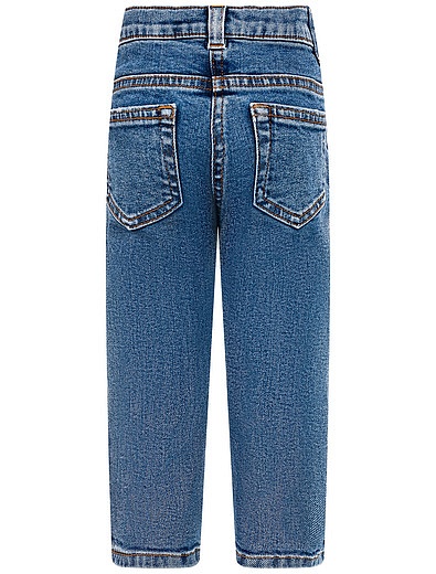 Синие прямые джинсы Dolce & Gabbana - 1164509170110 - Фото 2