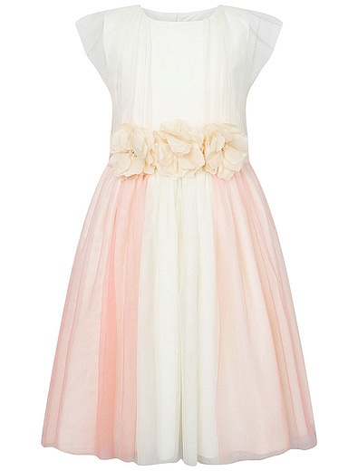 Воздушное платье с поясом из цветов ABEL & LULA - 1054609074992 - Фото 1