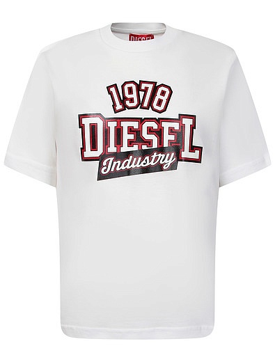 белая Футболка с логотипом Industry Diesel - 1134519282288 - Фото 1
