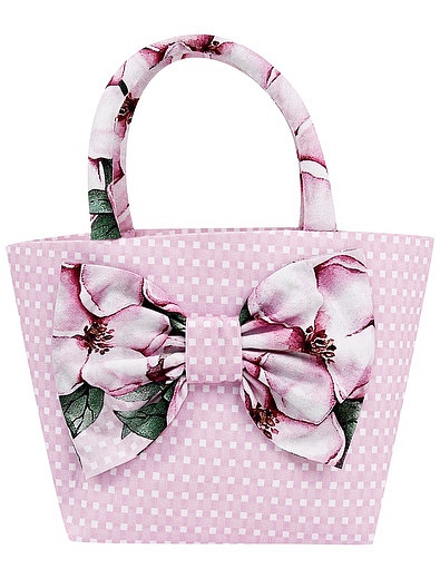 Розовая сумка с бантом Balloon Chic - 1204508070520 - Фото 1