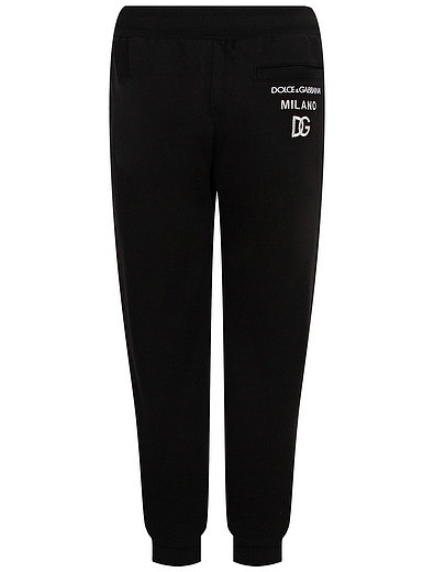 Чёрные спортивные брюки Dolce & Gabbana - 4244519373156 - Фото 2