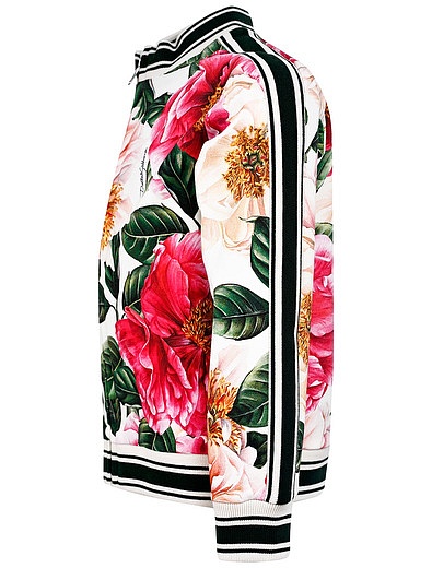 Толстовка с цветочным принтом Dolce & Gabbana - 0074509170014 - Фото 2