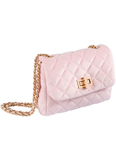 Бархатная розовая сумка Milledeux - 1204500370017 - Фото 1