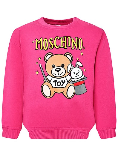 ярко-розовый спортивный костюм Moschino - 6004509181288 - Фото 2