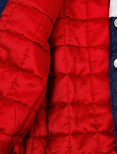 Куртка из денима с принтом тартан Dolce & Gabbana - 1071409980094 - Фото 6