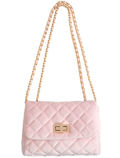 Бархатная розовая сумка Milledeux - 1204500370017 - Фото 2