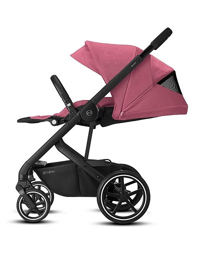 Детская коляска Balios S Lux BLK Magnolia Pink с дождевиком CYBEX - 4004529180355 - Фото 4