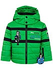 Зеленая куртка с нашивками - 1074519182105