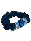 Синяя резинка для волос с кристаллами - 4884500080900